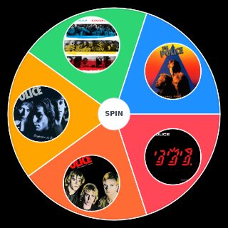 Random The Police albums Picker