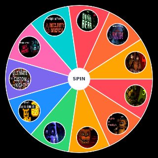 Random Fnaf GAMES Wheel