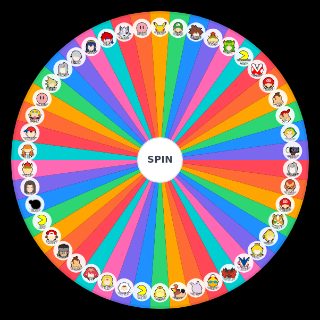 Random AV SSBU Players Wheel