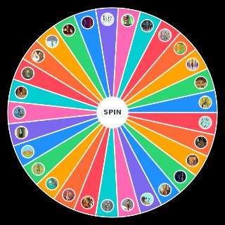 Random TDWT songs Wheel