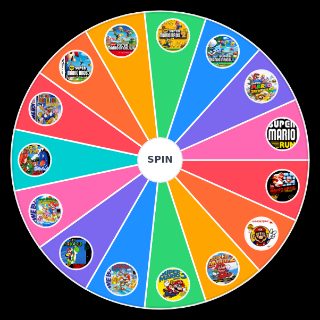 2D Mario Games Wheel