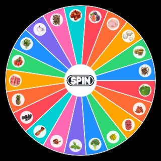 Pizza Toppings Wheel
