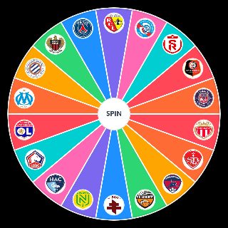 Random Ligue 1 23/24 Wheel