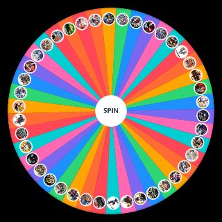 MY TOP 10 ANIME Wheel