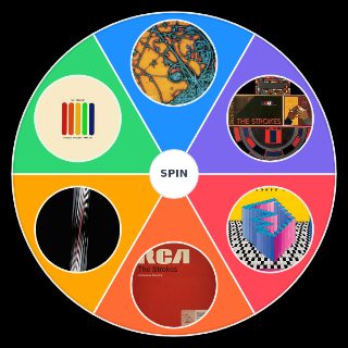 The Strokes Albums Wheel