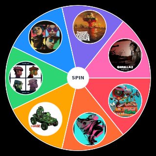 Pick a Random Gorillaz studio albums