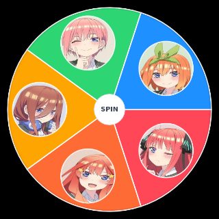Random Quintessential Quintuplets Season 2 Picker