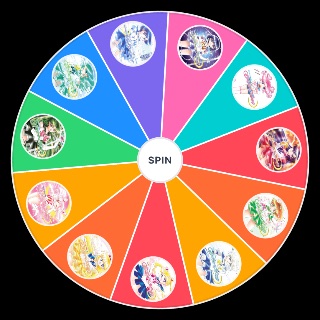 Random Sailor Moon Characters Wheel