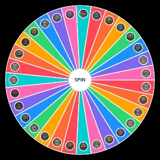 Trivia Murder Party 1 & 2 Minigame Wheel