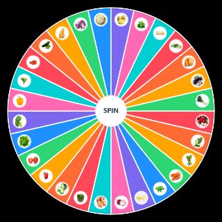 Random Vegetales Wheel