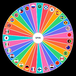 Random National Anthems Wheel