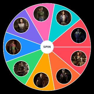 Random the quarry 80’s outfits Wheel