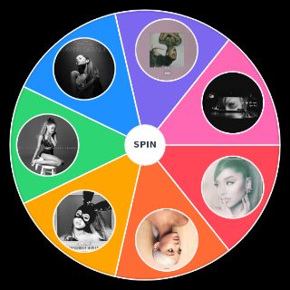 Random Ariana Grande (Albums) Wheel