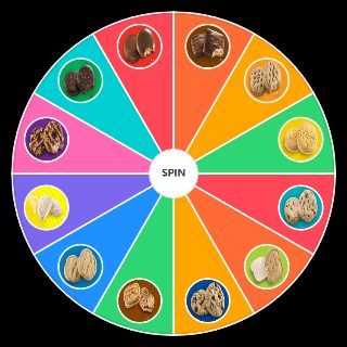 Random Girl Scout Cookie Wheel