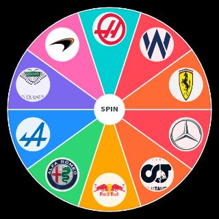 F1 2021 Teams Wheel