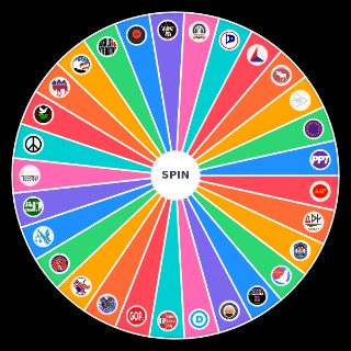 Random of MOST American political parties Wheel