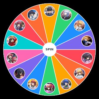 Random Melty Blood: Type Lumina Characters Wheel