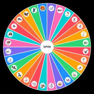 Random Hisui Forms & Evolutions Pokemon Wheel