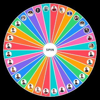 Random Formula 1 Drivers and Team Principals Wheel