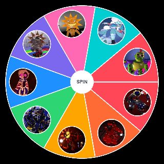 Random Sun and moon show characters YT Picker