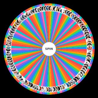 Random rappers (old school, new school, underground, mainstream) Wheel