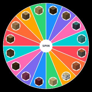 Random Minecraft Logs Wheel