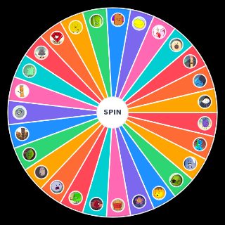 Random BFDIA CHARACTERS (As of episode 25) Wheel