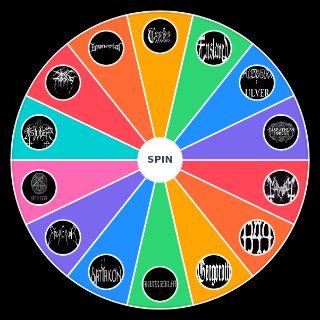 Random Best Norwegian Black Metal Bands Wheel