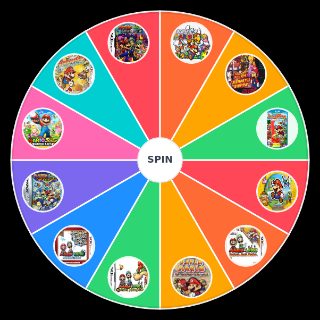 Mario RPGs Wheel