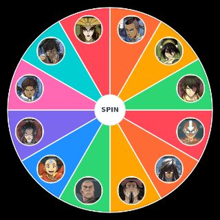 Spin the Wheel: Avatar Legends: The Fighting Game