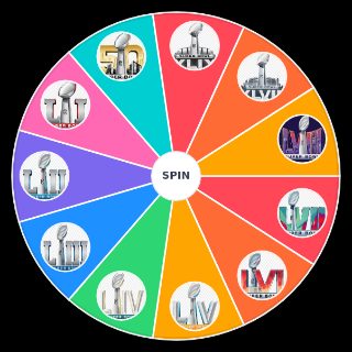 Last 10 Super Bowls 2014 to Wheel