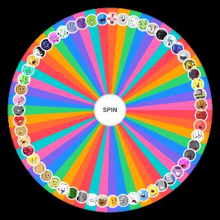 Random Inanimate Insanity all characters (2026) Wheel