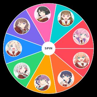 Spin the Wheel: 蓮ノ空 104期含む