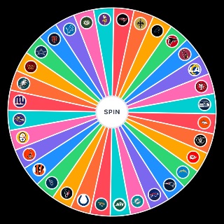 Random NFL team Wheel