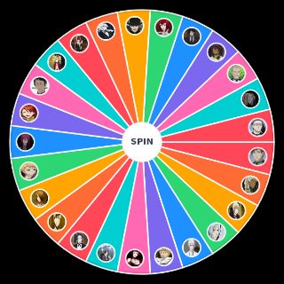 Random Black butler characters Wheel
