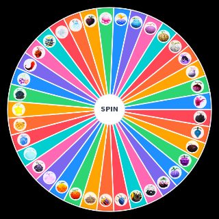 Spin the Wheel: Fruit Battlegrounds Fruits (DOUGHV2 UPDATE)