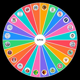 Spin the Wheel: EFL championship 22/23 clubs