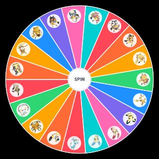 Random Pikachu & company Wheel