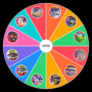 Sonic Games on Game Gear Wheel