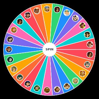 Total Drama Contestants [GBlime Icons] Wheel
