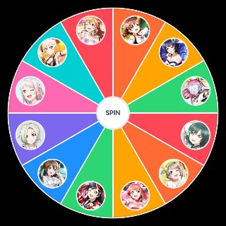 Love Live! Nijigasaki High School Idol Club Wheel
