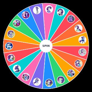 Spin the Wheel: Rarity's outfits
