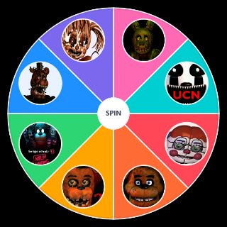 Spin the Wheel: FNaF Game Ranker