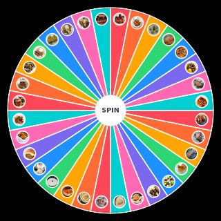 Random Greek Food Wheel