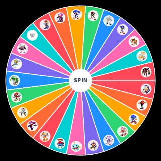 Random Sonic,s Character Wheel