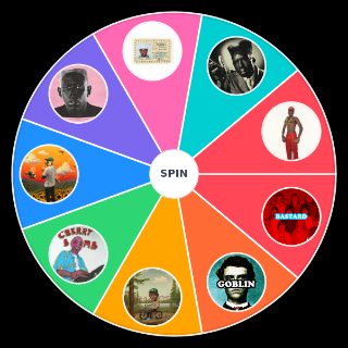 Random Tyler, The Creator Albums (2025) Picker