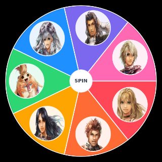 Xenoblade Chronicles Party Members Wheel
