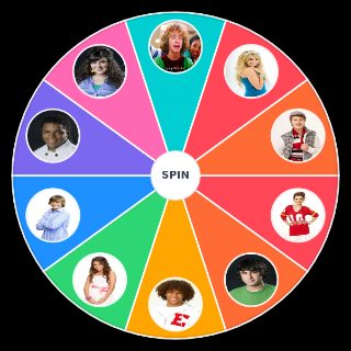 High School Musical Characters Wheel