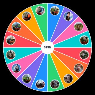 Random Thomas the Tank Engine TTTE Characters Wheel