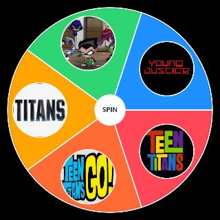 Teen titans shows Random Picker